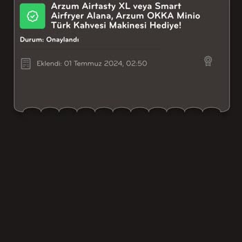 Arzum Çekiliş Kazanımı Ve Kargo Sorunu