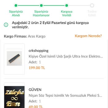 Aras Kargo Kargo Tarihindeki Tutarsızlık