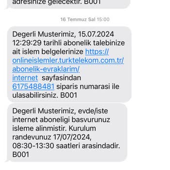 Türk Telekom Aylardır Evime İnternet Bağlatamıyorum.