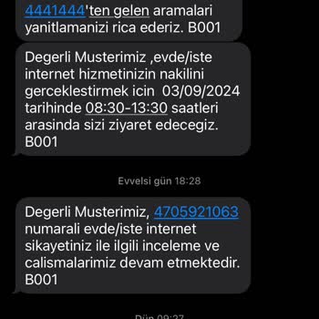 Türk Telekom Nakil Randevularına Uyulmaması