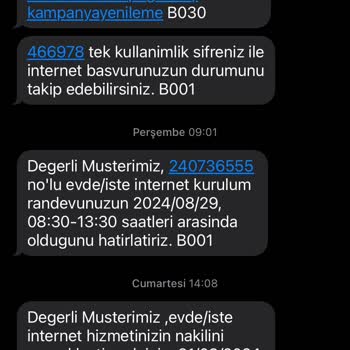 Türk Telekom Nakil Randevularına Uyulmaması