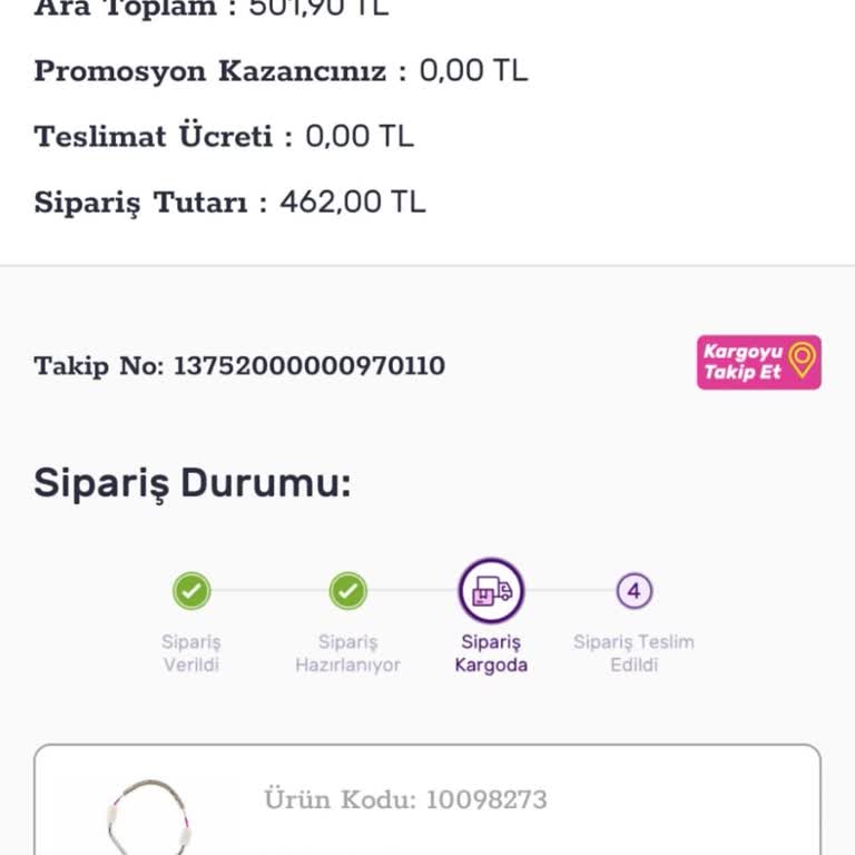 Gratis İnternet Siparişim Bana Ulaşmadı