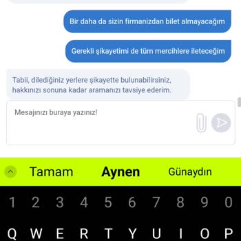 Obilet Yan Yana Bilet Hatası