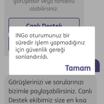 ING Bank Müşteri Hizmetlerine Asla Ulaşılmıyor
