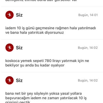 Yemeksepeti İade Tutarımı Yatırmadı!