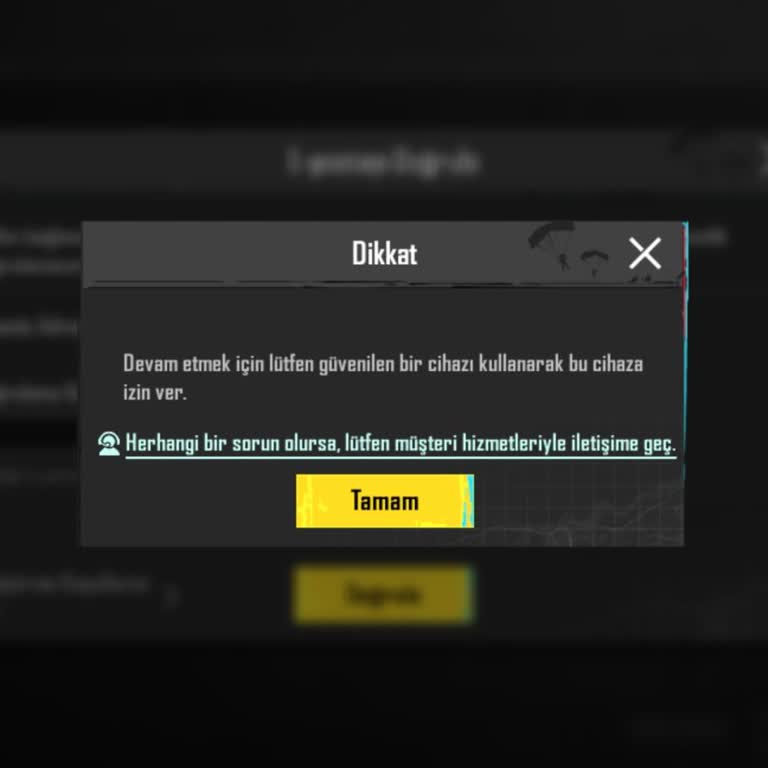 PUBG Hesabımın Bağlı Oldu E-posta Ve Telefon Numarasını Değişmiyor