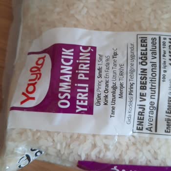 Yayla Bakliyat Yayla Osmancık Pirinç Böcek