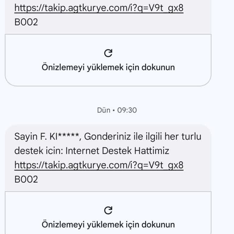 AGT Kurye (aynigunteslim.com) Bir Aydır Gönderim Gelmiyor