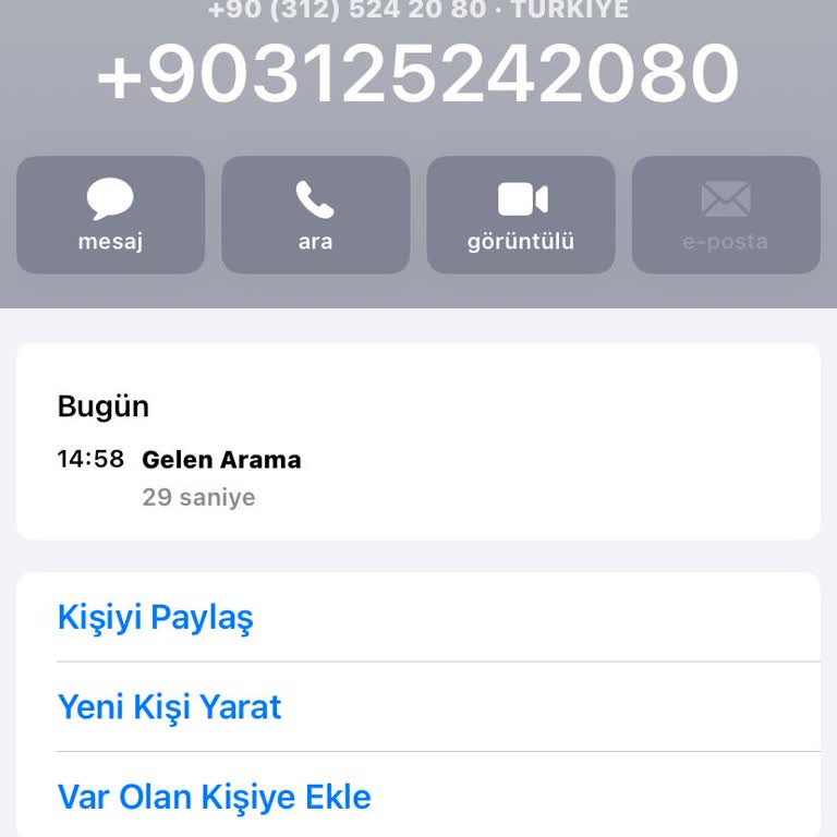 Şikayet.var.coma Ait 03125242080 Numaradan Şüpheli Arama Ve Ses Kaydı