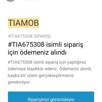 Tiamob İlgisizliği Ürün Gönderilmemesi