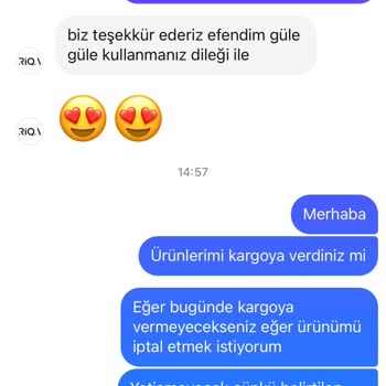 Riqa Style Oyalayan Yalan Söyleyen Satıcı Ve Bilgilendirme Yapmayan Sürat Kargo