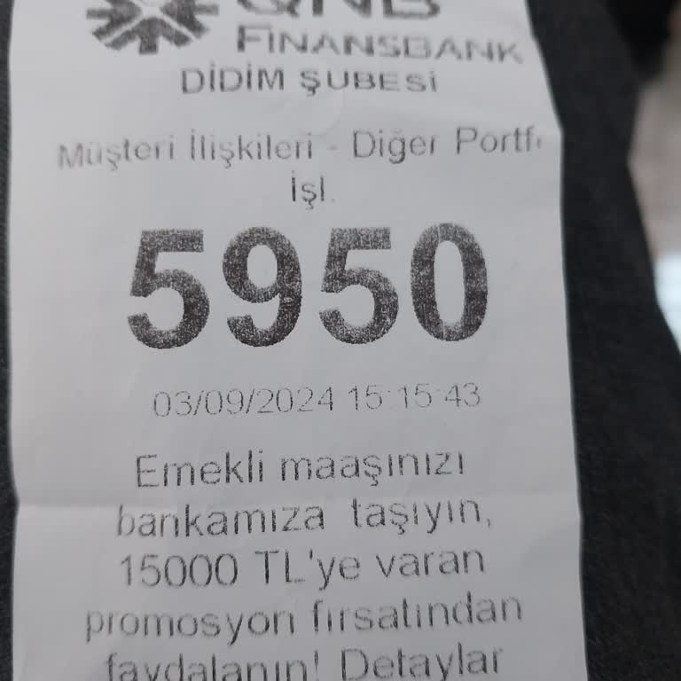 QNB Finansbank Didim Şubesinde Yaşanan Müşteri Hizmetleri Sorunu