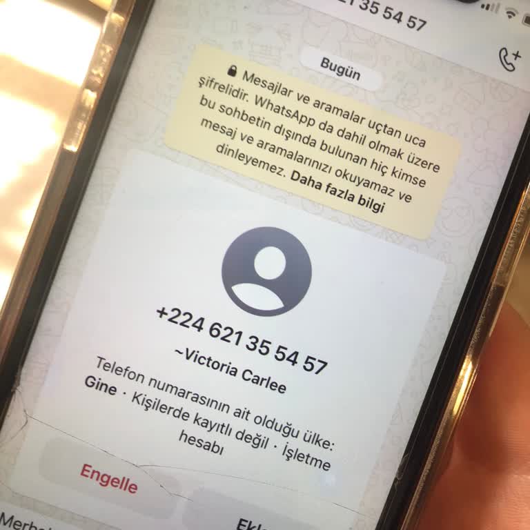 WhatsApp'ta Yabancı Numaralar