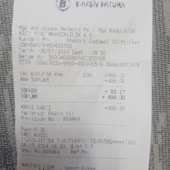 Mersin Kurdali A101 Bozuk Schafer Marka Saç Kurutma Makinesi Sattı.