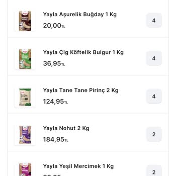 Yayla Bakliyat Yayla Koçbaşı Nohut Pişmiyor Ve İade Sorunu