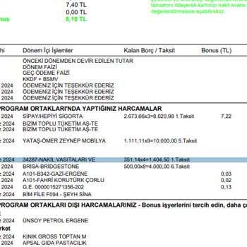 Garanti Bankası MTV Ödememe Rağmen Ödenmemiş Göstermesi.