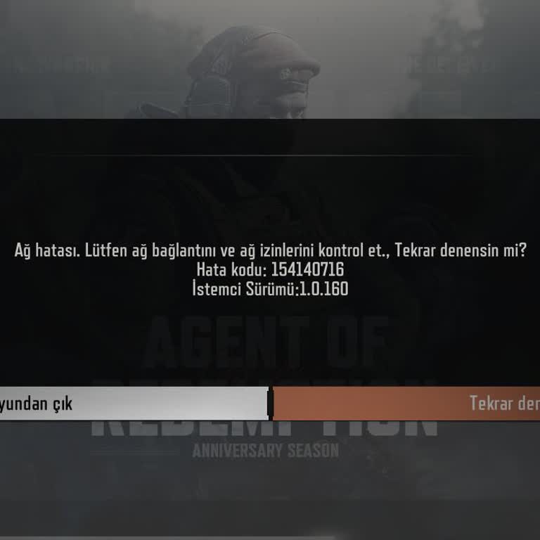 Arena Breakout İnternet Bağlantısı Hatası