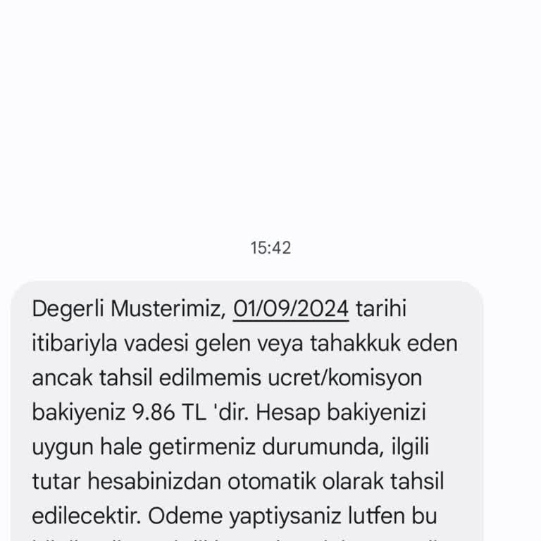 TEB Bankası Kapattığım Hesaba Komisyon Ücreti Geldi