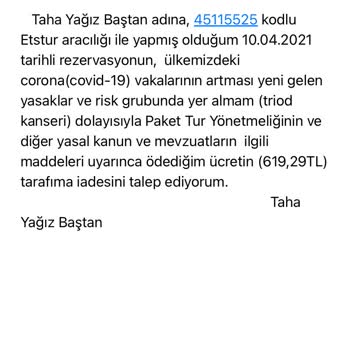 ETS Pişmanlıktır Hiçbir Konuda Yardımcı Olmuyorlar