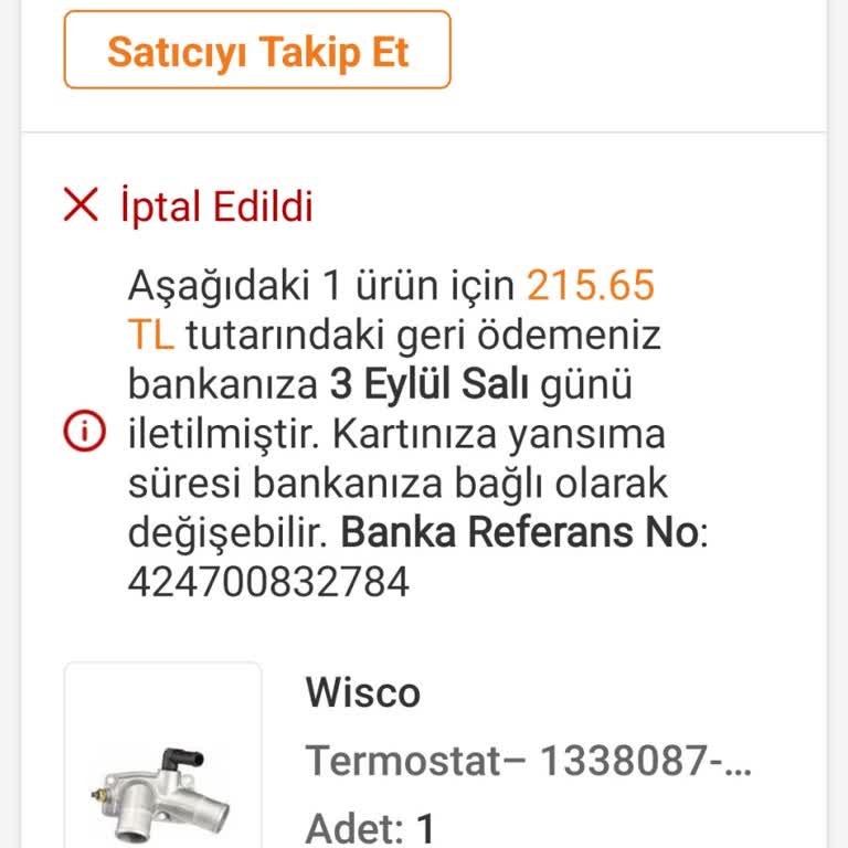Trendyol Ve Satıcı G25 Auto Uyanıklığı!