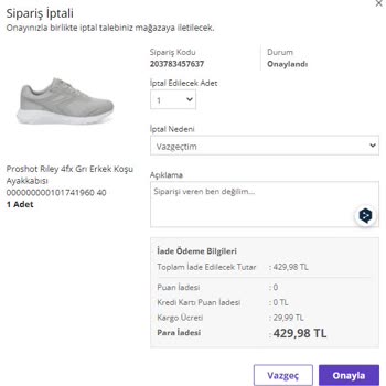 N11 Bilgim Dışında Yapılan Alışveriş Ve İptal Sorunları