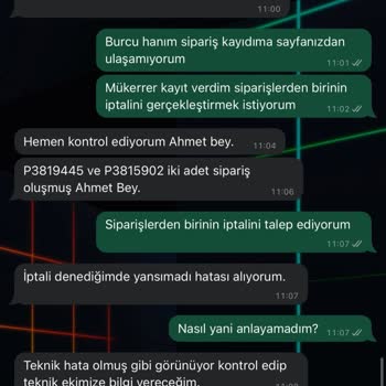 Yves Rocher Siparişin Firmaca İptal Edilmesi