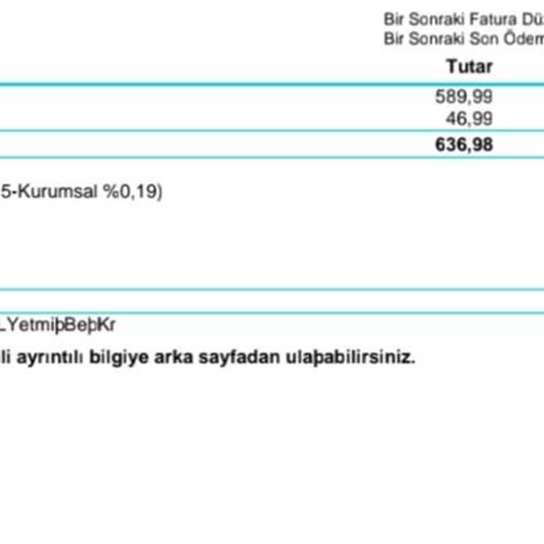Türk Telekom Haksız Fatura 480 TL Fatura Kapatmadan Açma Kapama Ücreti