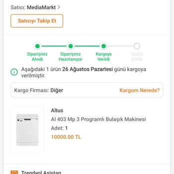 Trendyol Ve Media Markt'tan Sipariş Sorunu: Yanlış Kurye Bilgisi Ve İletişim Eksikliği