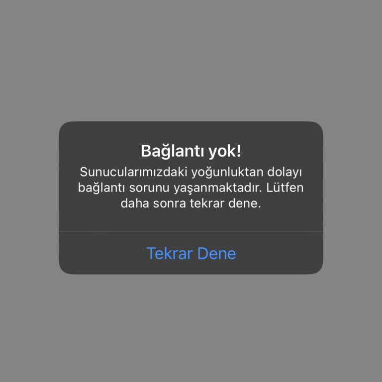 Pluxee Hatası Sistem Sorunu