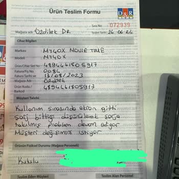 D&R Saat Servisi'nden Dönüş Yapılmadı