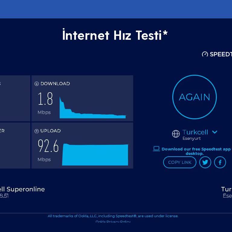 Turkcell Superonline Bağlantı Ve Hız Sorunu - Yine!