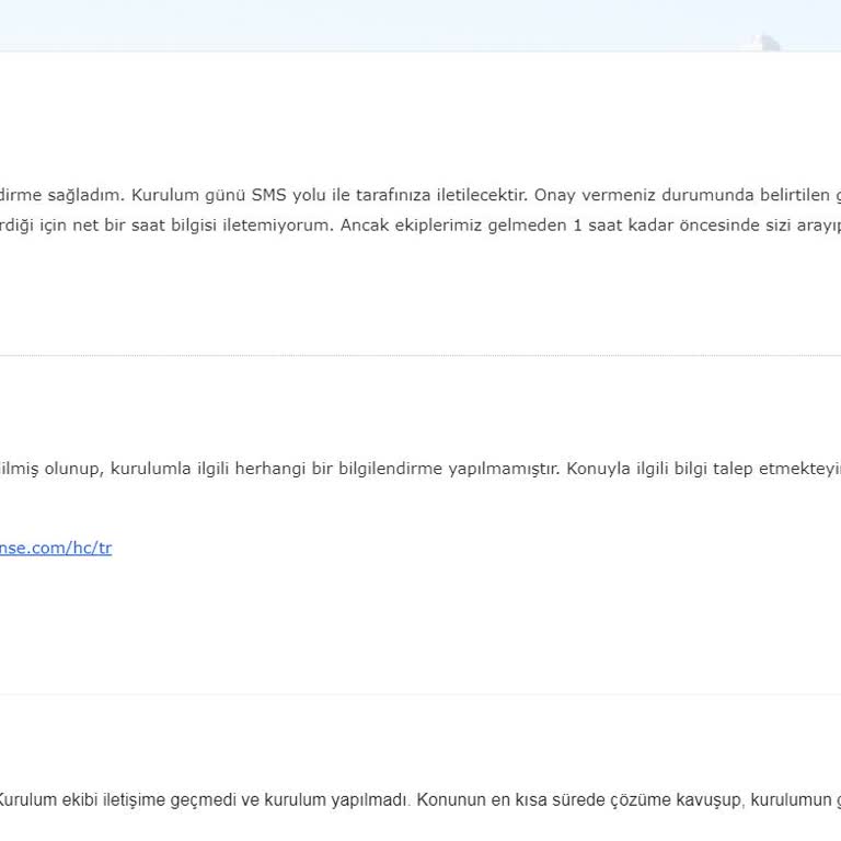 Vivense Kurulum Hizmeti Pişmanlıktır