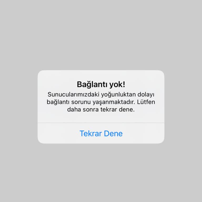 Sodexo Bağlantı Hatası
