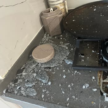 Electrolux Cam Ocak Patladı