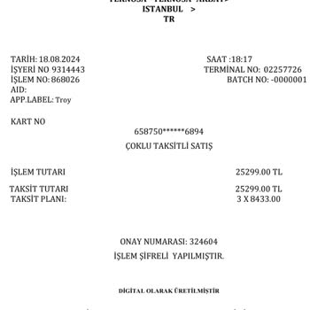 Akbatı AVM'de Teknosa Mağazasının Gönderdiği Hasarlı Televizyon...