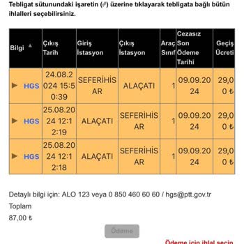Karayolları Genel Müdürlüğü HGS Nin Parayı Çekip Ödemeyi Kabul Etmemesi