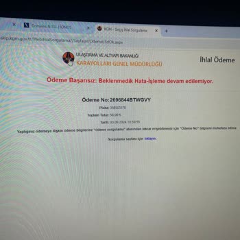 Karayolları Genel Müdürlüğü HGS Nin Parayı Çekip Ödemeyi Kabul Etmemesi