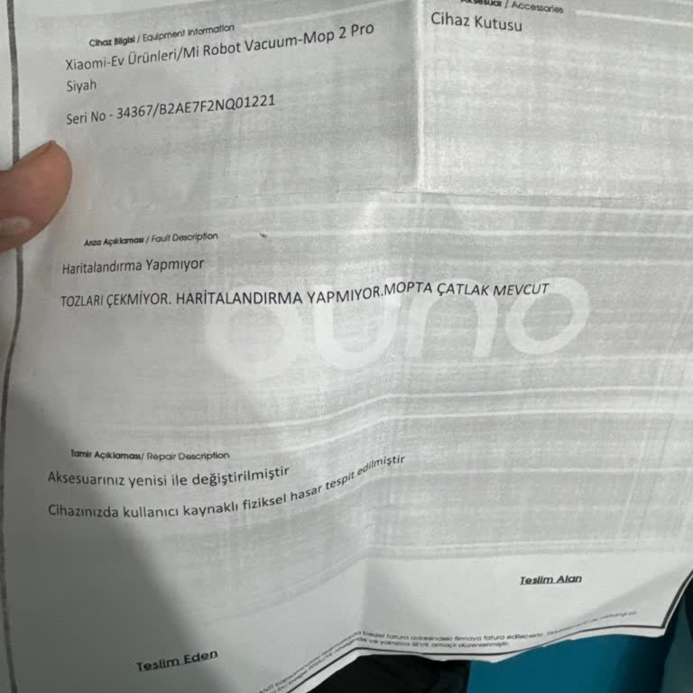 Xiaomi Robot Süpürge Yapılmadan Geri Gönderildi