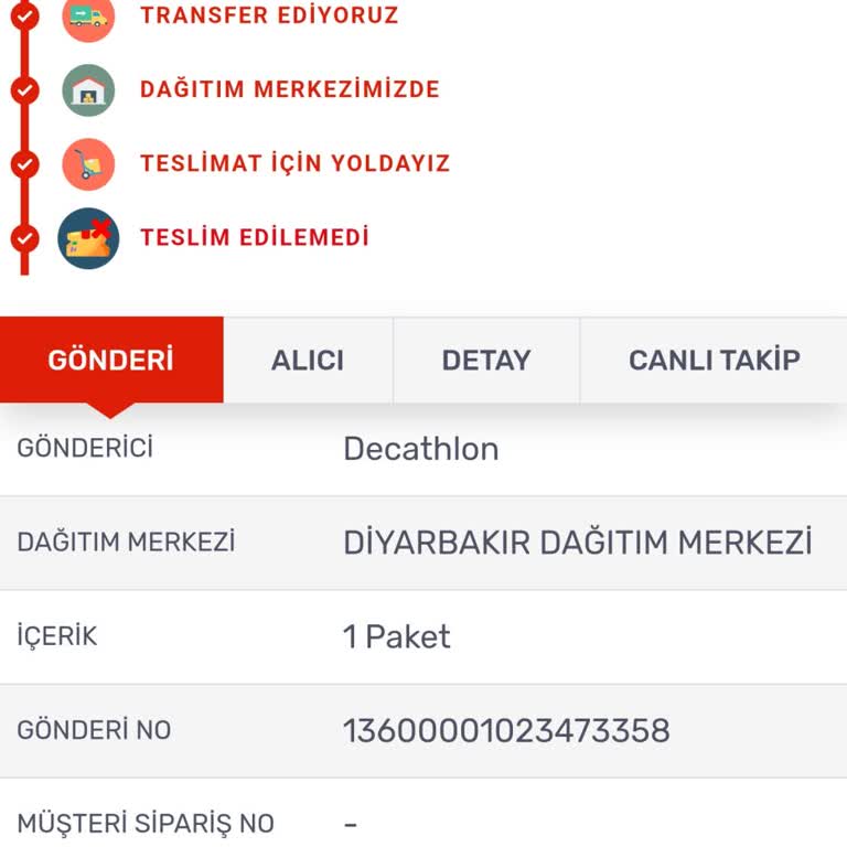 KARGOMsende Teslimat Kodu Bahane Edilerek Yapılmayan Kargo Teslimatı