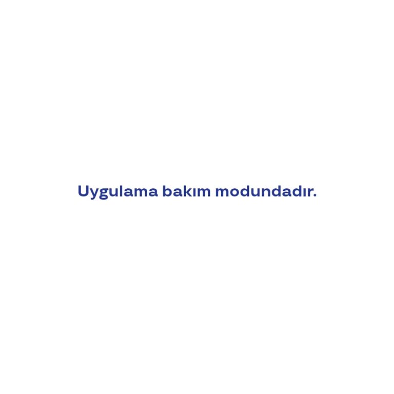 Sodexo Bakım Modunda