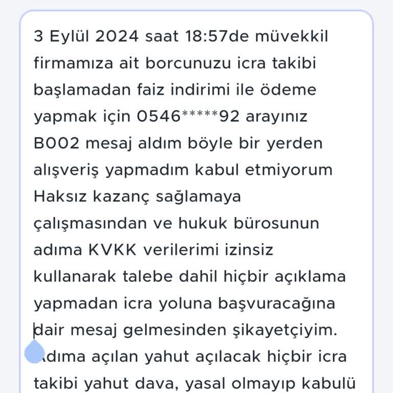 Uckoclar Hk (SMS) Şüpheli SMS