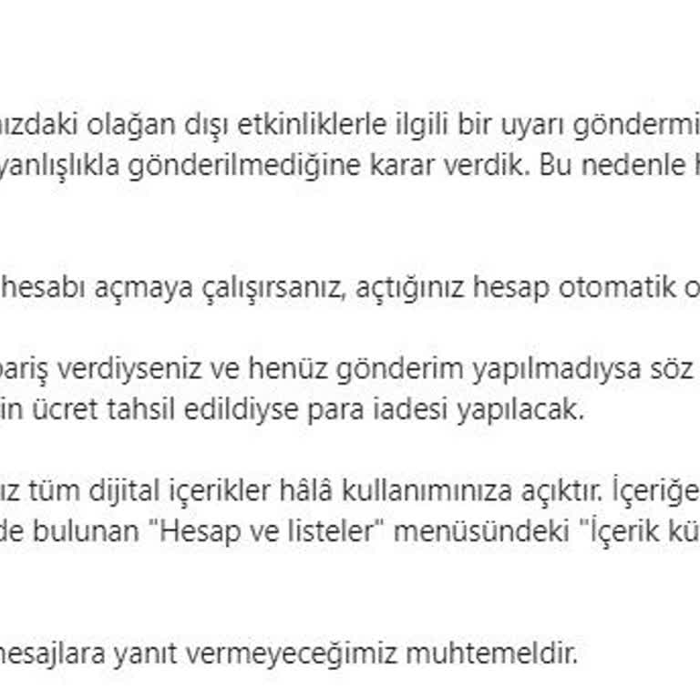 Amazon.com.tr Hesabımı Alışverişe Haksız Yere Bloke Etti