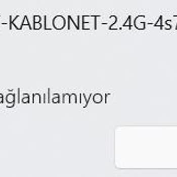 Kablo Net Wi-Fi Bağlanma Sorunu
