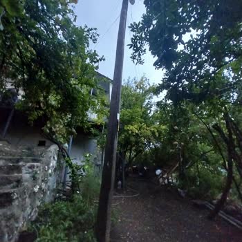 TEDAŞ Elektrik Direğinin Tehlike Yaratması