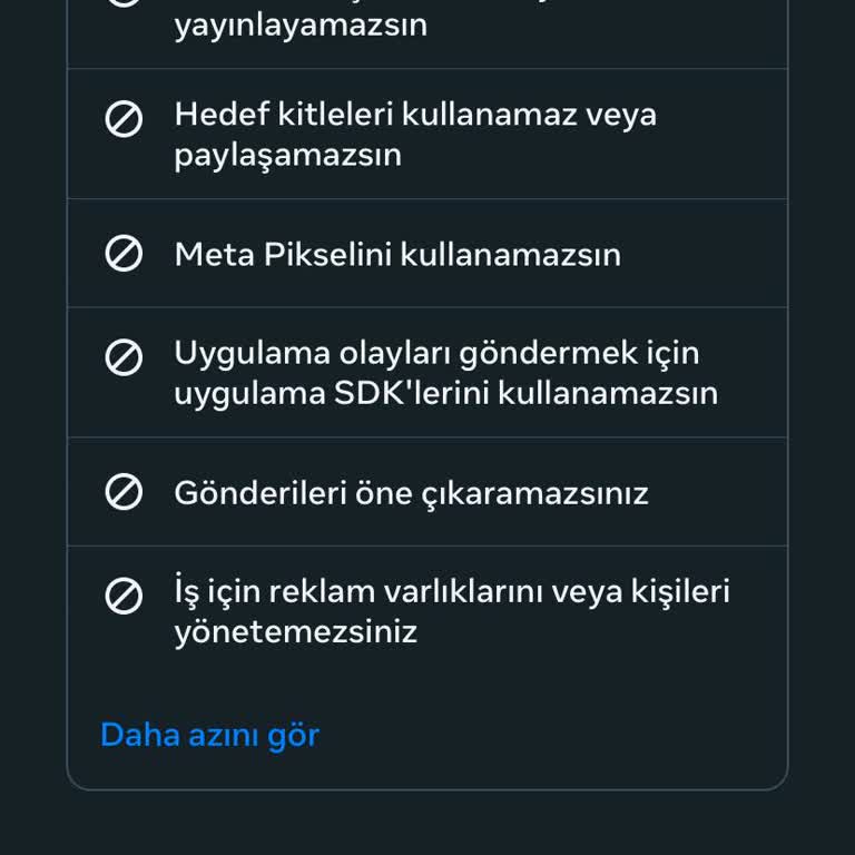 Instagram Reklam Kısıtlaması Sorunu