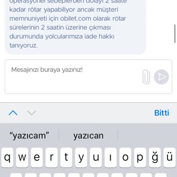 Obilet İptal İade Konusunda Duyarsız