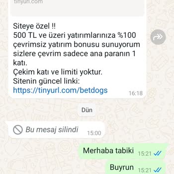 Betdog Müşteri Temsilcisiyle Yaşanan Olumsuz Deneyim