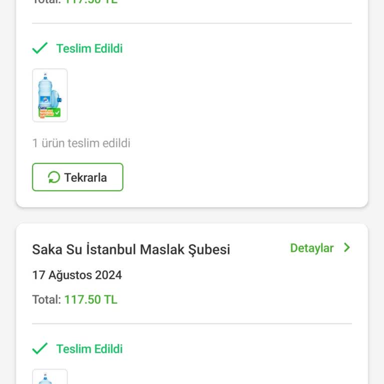 Saka Su Müşteriyi Azarlıyor, Sipariş Askıya Alıyor