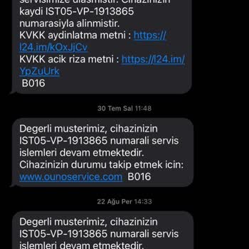 Ouno Service Garanti Kapsamında Gönderilen İphone 13'ün Onarımı Ve Gecikme Sorunu