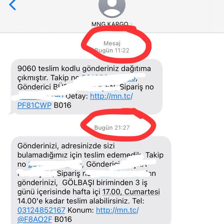MNG Kargo Kargomu Teslim Etmedi